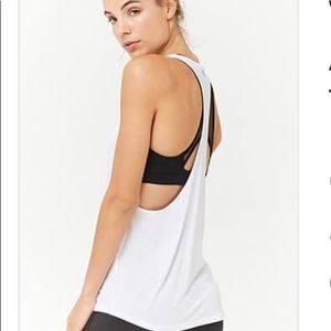 Active Heathered Racerback Tank Top